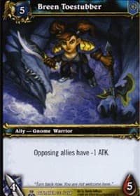 Breen Toestubber - Servants of the Betrayer - WoW card