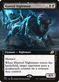 Hunted Nightmare (Extended Art) - Ikoria: Lair of Behemoths - Magic: The Gathering card