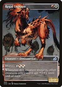 Regal Leosaur (Showcase) - Ikoria: Lair of Behemoths - Magic: The Gathering card