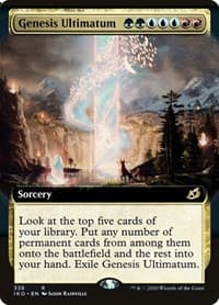 Genesis Ultimatum (Extended Art) - Ikoria: Lair of Behemoths - Magic: The Gathering card