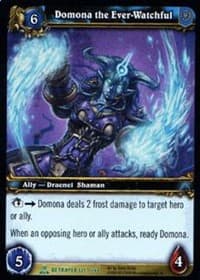 Domona the Ever-Watchful - Servants of the Betrayer - WoW card