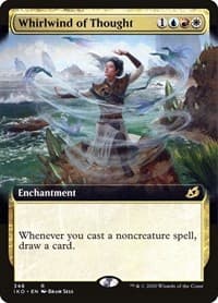 Whirlwind of Thought (Extended Art) - Ikoria: Lair of Behemoths - Magic: The Gathering card