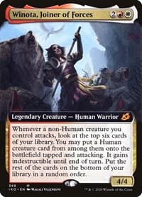 Winota, Joiner of Forces (Extended Art) - Ikoria: Lair of Behemoths - Magic: The Gathering card