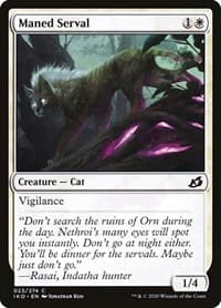 Maned Serval - Ikoria: Lair of Behemoths - Magic: The Gathering card