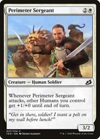 Perimeter Sergeant - Ikoria: Lair of Behemoths - Magic: The Gathering card