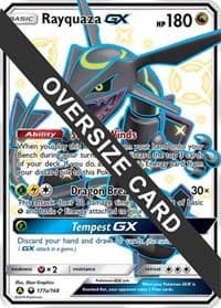Rayquaza GX - 177a/168 - Jumbo Cards - Pokemon card
