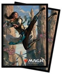Ikoria: Lair of Behemoths Standard Deck Protectors - Narset of the Ancient Way (100-Pack) - Ultra Pro Card Sleeves - Card Sleeves card