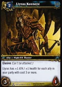 Llyras Keeneye - Servants of the Betrayer - WoW card