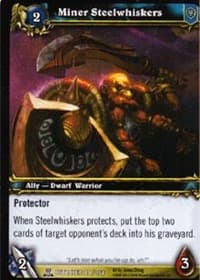 Miner Steelwhiskers - Servants of the Betrayer - WoW card