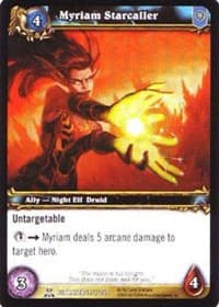 Myriam Starcaller - Servants of the Betrayer - WoW card