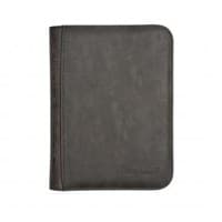 Suede Collection Zippered 4-Pocket Premium PRO-Binder - Jet - Ultra Pro Storage Albums - Storage Albums card