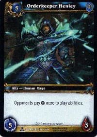 Orderkeeper Henley - Servants of the Betrayer - WoW card