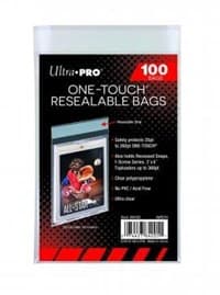 Ultra Pro One-Touch Resealable Bags (100-Count Pack) - Ultra Pro Storage Solutions - Collectible Storage card