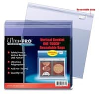 Ultra Pro Booklet One-Touch Resealable Bags - Vertical - Ultra Pro Storage Solutions - Collectible Storage card