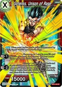 Gotenks, Unison of Rage - Expansion Deck Box Set 11: Universe 7 Unison - Dragon Ball Super: Masters card