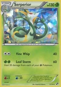 Serperior - 5/114 (Cracked Ice Holo) - Deck Exclusives - Pokemon card