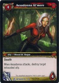 Aesadonna Al'mere - Servants of the Betrayer - WoW card