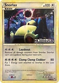 Snorlax - 33/95 (Prerelease) - Nintendo Promos - Pokemon card