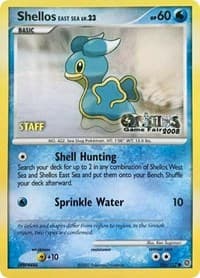 Shellos East Sea - 106/132 (Origins Game Fair 2008) [Staff] - Nintendo Promos - Pokemon card