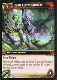 Gok Stormhammer - Servants of the Betrayer - WoW card