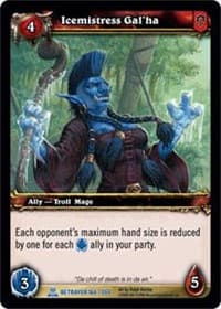 Icemistress Gal'ha - Servants of the Betrayer - WoW card