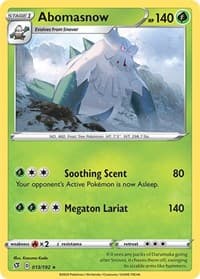 Abomasnow - SWSH02: Rebel Clash - Pokemon card