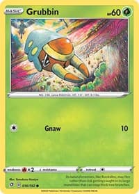 Grubbin - SWSH02: Rebel Clash - Pokemon card