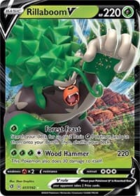 Rillaboom V - SWSH02: Rebel Clash - Pokemon card