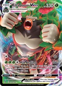Rillaboom VMAX - SWSH02: Rebel Clash - Pokemon card