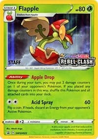 Flapple - SWSH022 (Prerelease) [Staff] - SWSH: Sword & Shield Promo Cards - Pokemon card