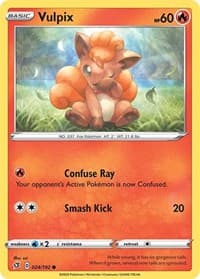 Vulpix - SWSH02: Rebel Clash - Pokemon card