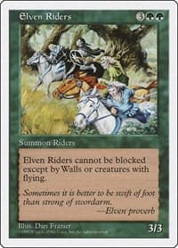 Elven Riders - Fifth Edition - Magic: The Gathering card