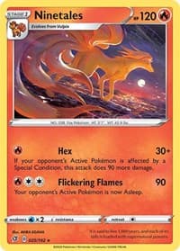 Ninetales - SWSH02: Rebel Clash - Pokemon card
