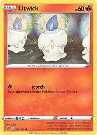 Litwick - SWSH02: Rebel Clash - Pokemon card