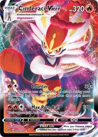 Cinderace VMAX - SWSH02: Rebel Clash - Pokemon card