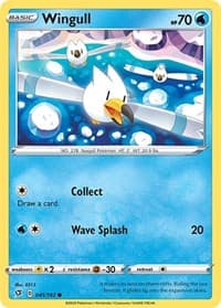 Wingull - SWSH02: Rebel Clash - Pokemon card