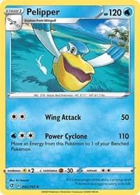Pelipper - SWSH02: Rebel Clash - Pokemon card