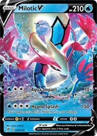 Milotic V - SWSH02: Rebel Clash - Pokemon card