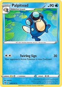 Palpitoad - SWSH02: Rebel Clash - Pokemon card