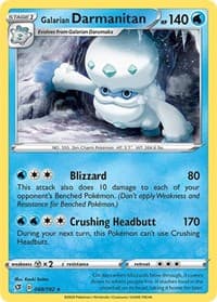 Galarian Darmanitan - SWSH02: Rebel Clash - Pokemon card