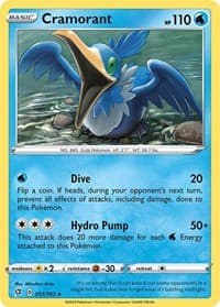Cramorant - SWSH02: Rebel Clash - Pokemon card