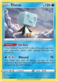 Eiscue - SWSH02: Rebel Clash - Pokemon card