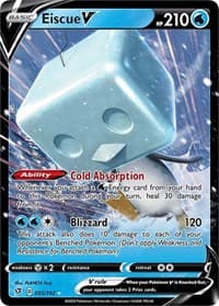 Eiscue V - SWSH02: Rebel Clash - Pokemon card