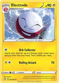 Electrode - SWSH02: Rebel Clash - Pokemon card