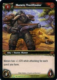 Matalo Trailfinder - Servants of the Betrayer - WoW card