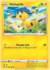 Helioptile - SWSH02: Rebel Clash - Pokemon card