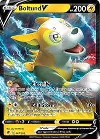 Boltund V - SWSH02: Rebel Clash - Pokemon card
