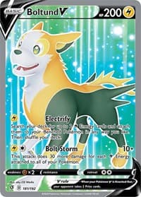 Boltund V (Full Art) - SWSH02: Rebel Clash - Pokemon card