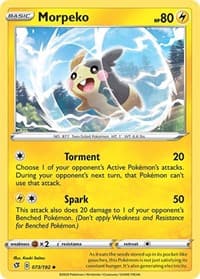 Morpeko - SWSH02: Rebel Clash - Pokemon card