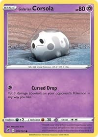 Galarian Corsola - SWSH02: Rebel Clash - Pokemon card